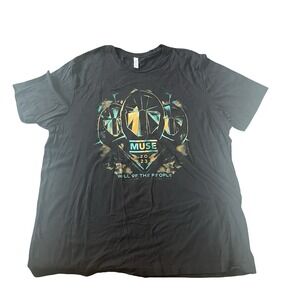 Muse Size 3XL Will of‎ the People 2023 World Tour Shirt Black T-Shirt Graphic